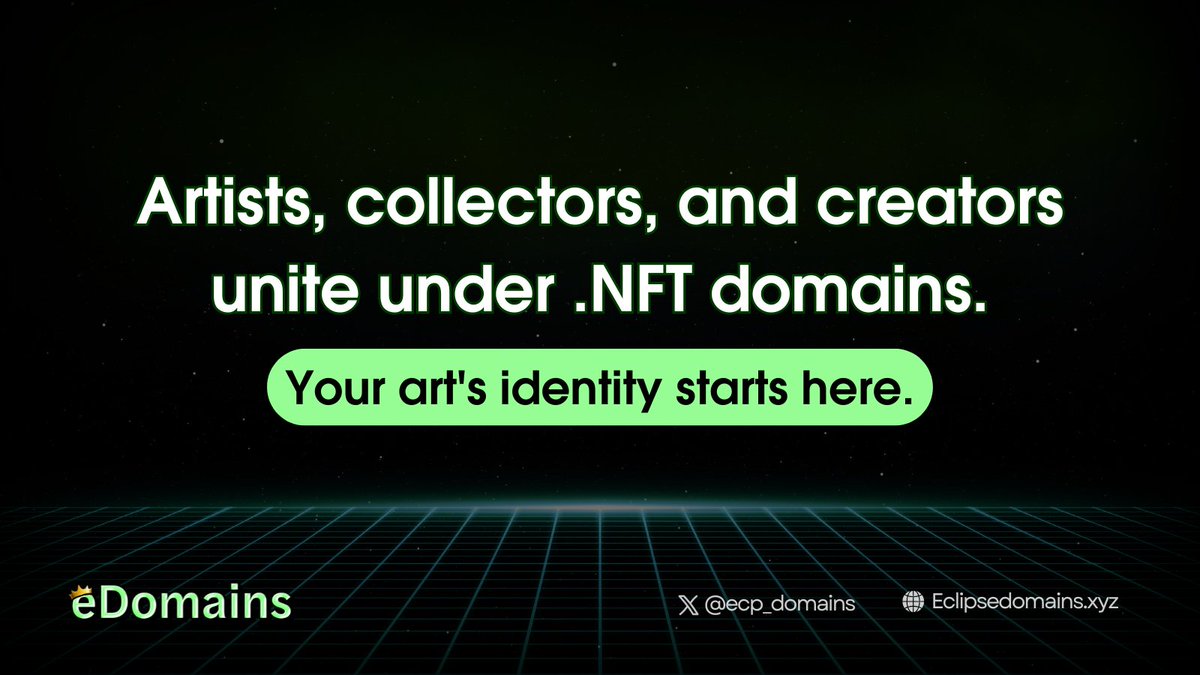Secure your .ES or .NFT domain today! Register now at eclipsedomains.xyz/register
