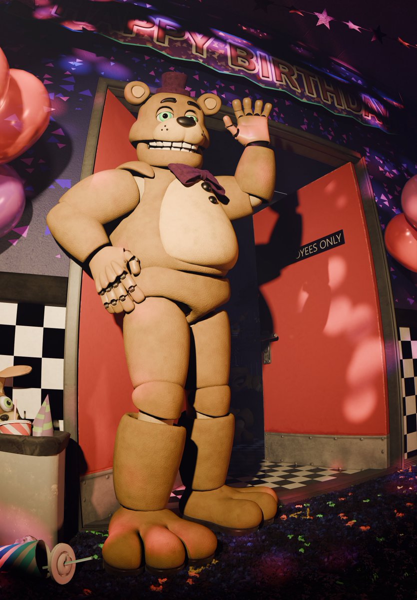 tnwashere's tweet image. Hello, I am Tn/Coraline! I make renders using Blender, primarily of #FNAF 

This thread shows projects that I&apos;m most proud of! It will also be updated with newer works as well!