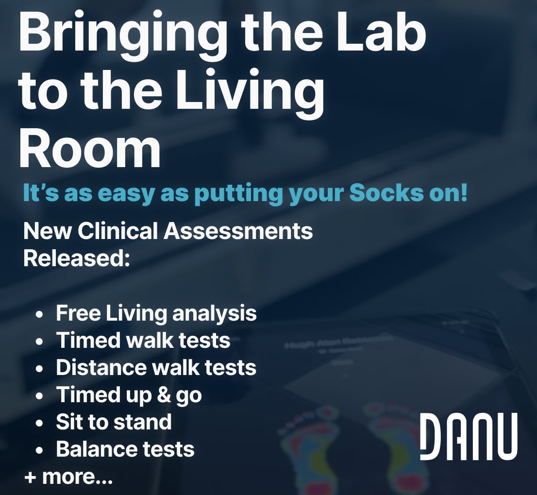 New Feature Alert!🚨

Bring the Lab to the Living room wearing DANU, with our new Clinical Assessment Activities.
 
Its as easy as putting your Socks on!