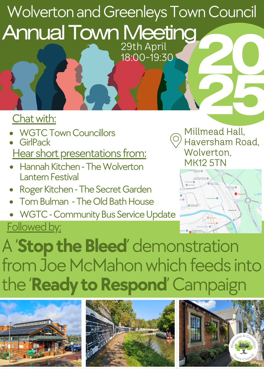 Big things are happening in Wolverton and Greenleys! 🏡 Join us on 29th April for an evening of community connection — and learn life-saving skills that could make all the difference. 💬🚑 Details here 👇 #ReadyToRespondMK #StopTheBleed