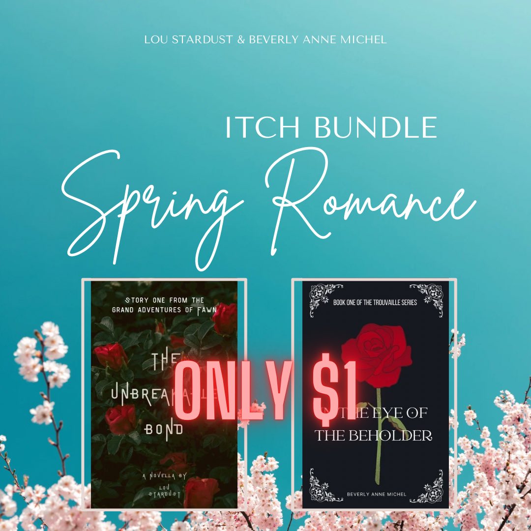 beverly anne michel (author) (@beverlyamichel) on Twitter photo Itch sale!!
<a href="/LouBearStardust/">Lou Stardust (Author)</a> and I are hosting a little mini bundle!!
Get two queer romances for $1
๐ โฌ๏ธ Itch sale!!
<a href="/LouBearStardust/">Lou Stardust (Author)</a> and I are hosting a little mini bundle!!
Get two queer romances for $1
๐ โฌ๏ธ