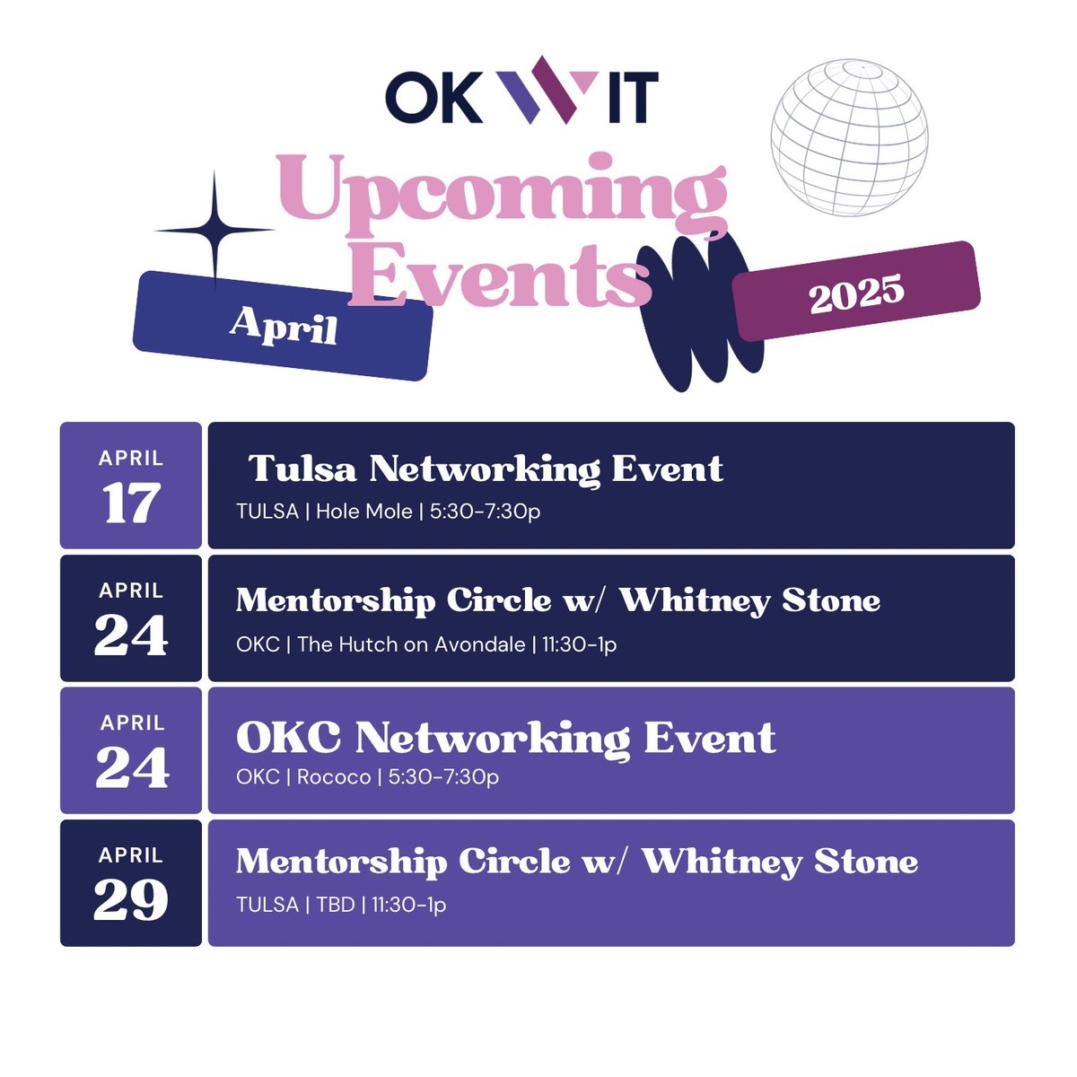 Our April events are here!

Register today at okwit.eventbrite.com