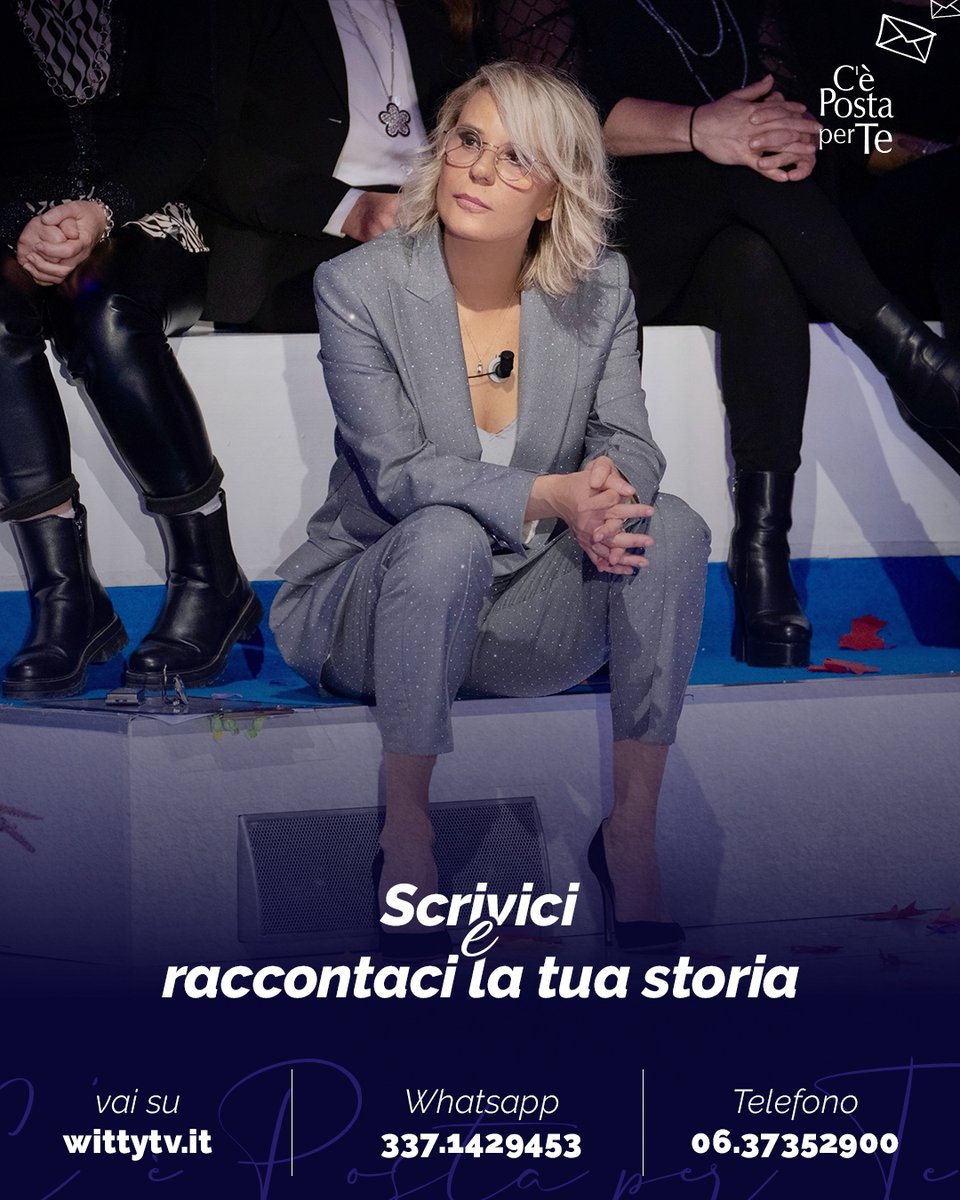 Non parli con tua madre/padre e vuoi recuperare il rapporto? 
Scrivi a #CePostaPerTe qui: wittytv.it/racconta-la-tu… o invia un messaggio whatsapp al 337.1429453 o chiama il numero 06.37352900
