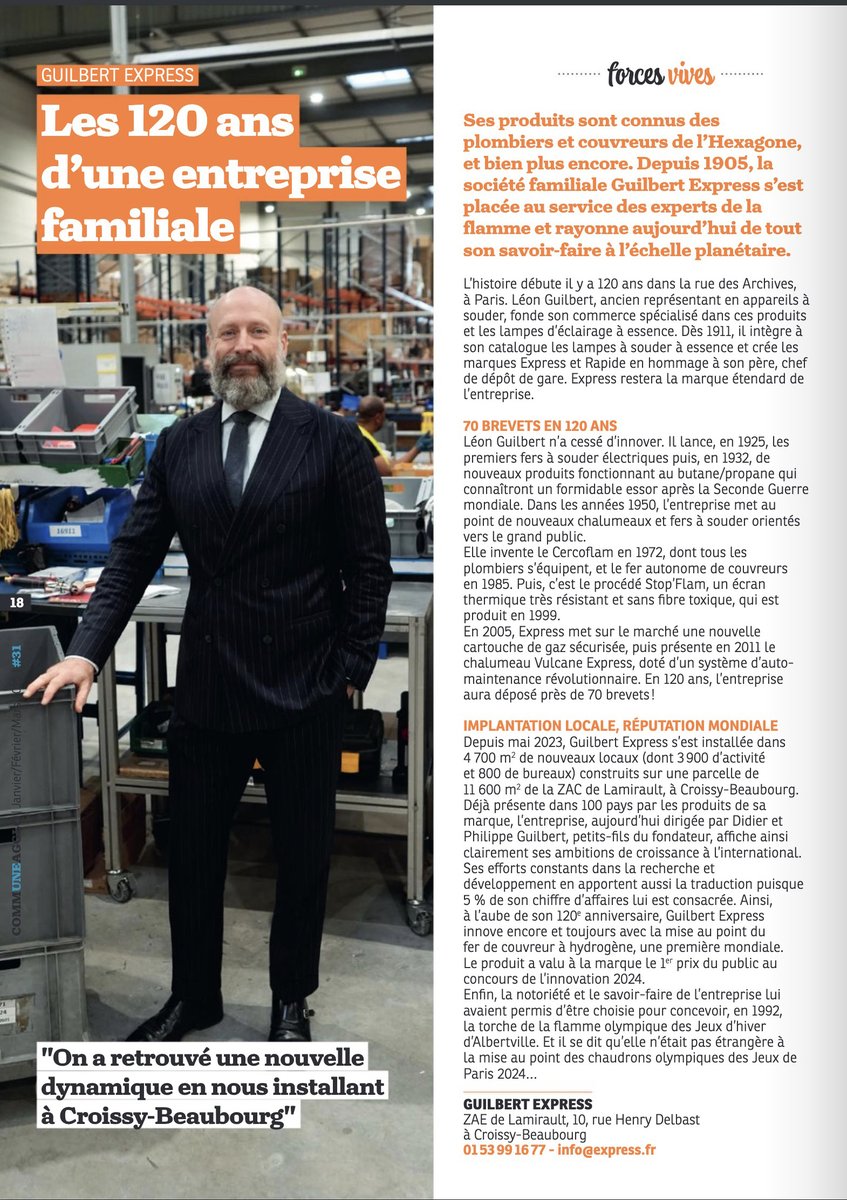 Nouvelle interview de Philippe Guilbert DG de <a href="/ExpressFrance/">ExpressFrance</a> sur l'histoire et la capacité d'innovation de la marque #Express à l'aube de ses #120ans
