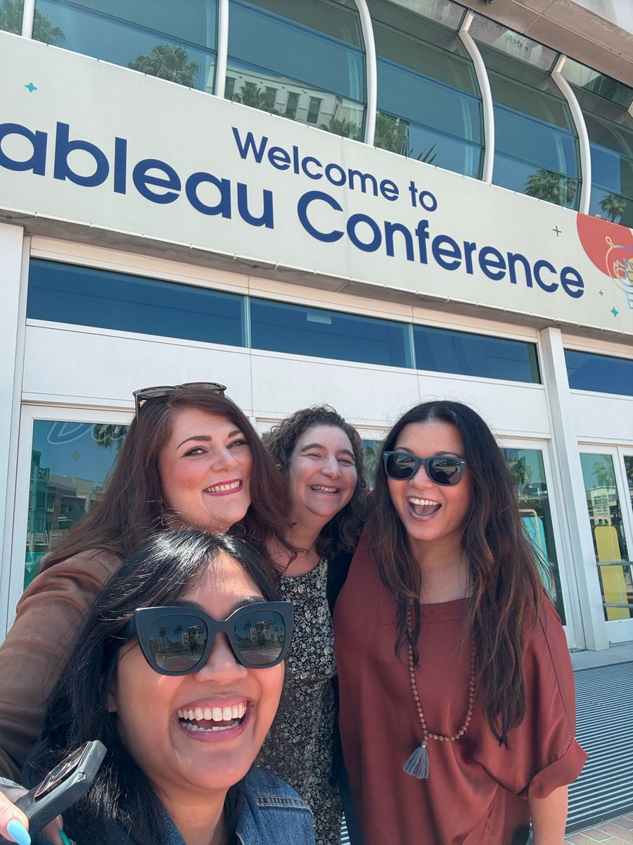 Excited to kick off #TC25 tomorrow with these ladies!!! 🎉

#ableauconference
#datafam