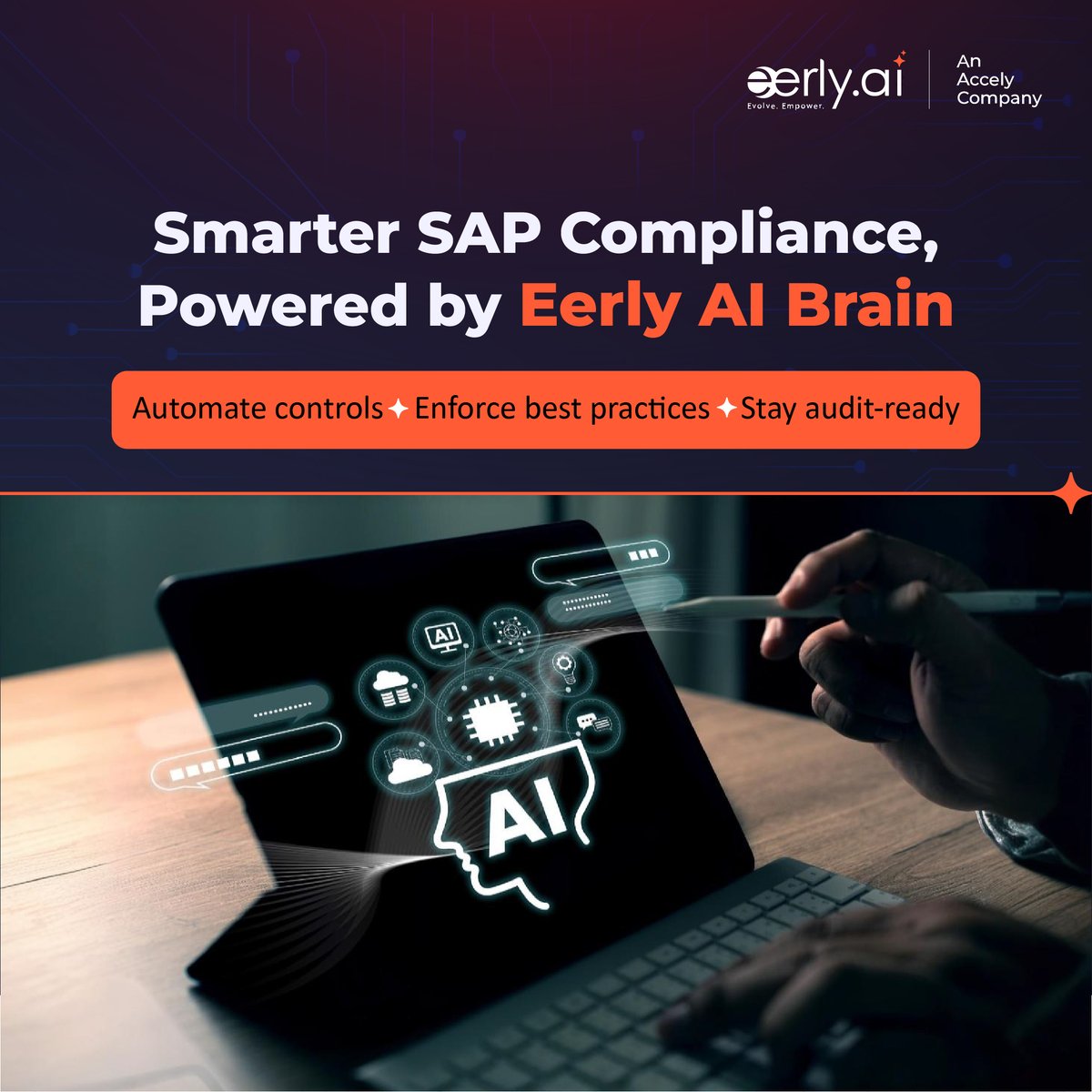 eerlyconsulting's tweet image. Eerly AI Brain seamlessly integrates with your SAP ecosystem to ensure that your business runs by the book, every step of the way.

See how Eerly AI Brain simplifies SAP compliance: eerly.ai/products/eerly…

#EerlyAI #SAPCompliance #SmartCompliance #SAPBestPractices #AIinSAP
