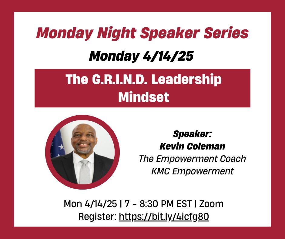 40PlusDC's tweet photo. Happening TONIGHT! 💥 Unlock the G.R.I.N.D. Leadership Mindset with strategies to lead through growth, resilience &amp; purpose.
🗓️ 7–8:30PM EST
📍Virtual | 🎟️ Register: https://t.co/EnM2ChDZO5
#Leadership #GRINDMindset #Growth https://t.co/dXkhLuZPXd