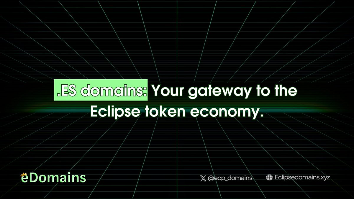 Secure your .ES or .NFT domain today! Register now at eclipsedomains.xyz/register