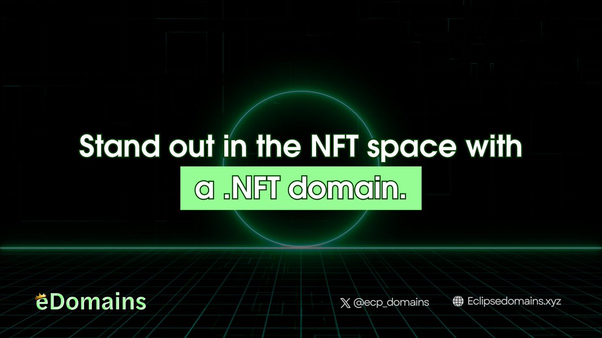 Secure your .ES or .NFT domain today! Register now at eclipsedomains.xyz/register