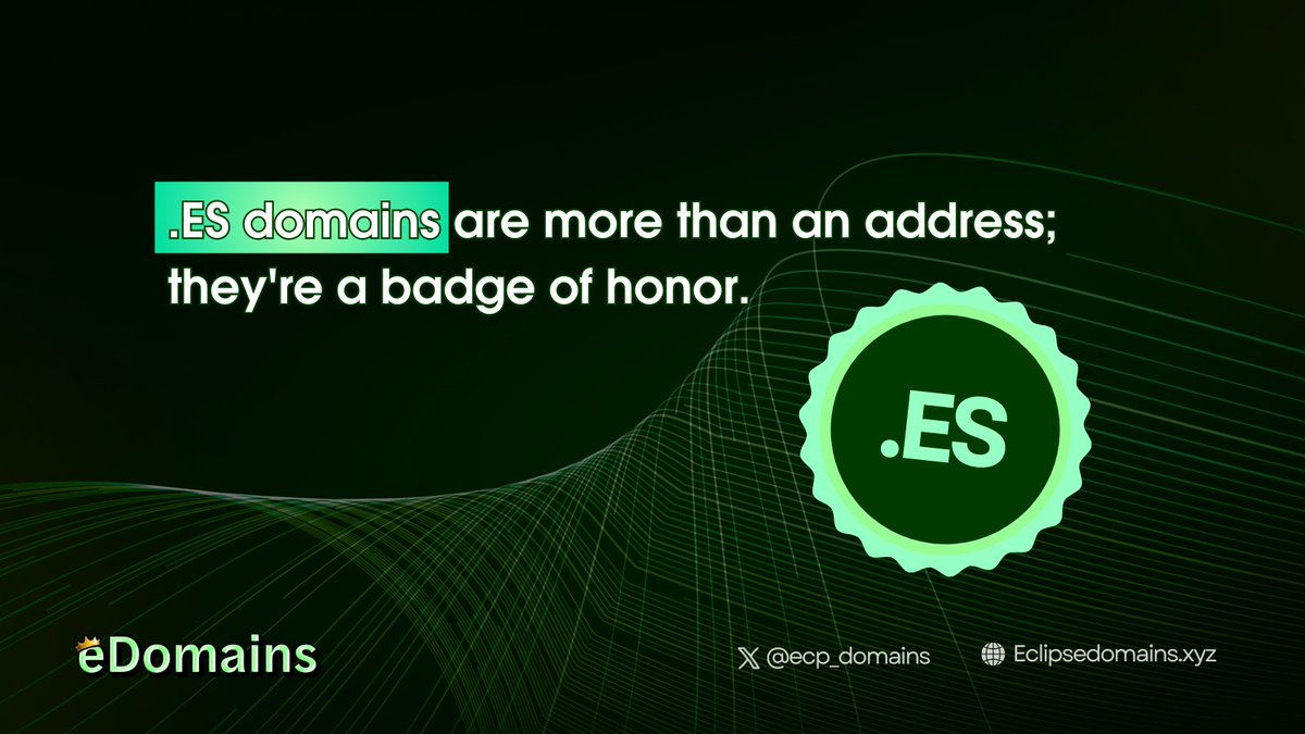 Secure your .ES or .NFT domain today! Register now at eclipsedomains.xyz/register
