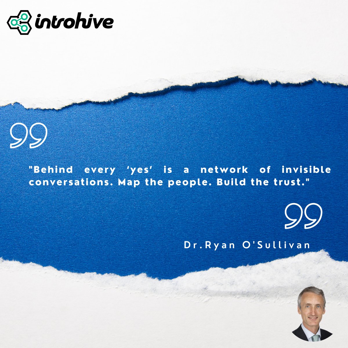 RTPOSullivan's tweet image. Behind every ‘yes’ is a network of invisible conversations. Map the people. Build the trust

#b2brelationships #relationshipmapping #relationshipcapital #businessrelationship