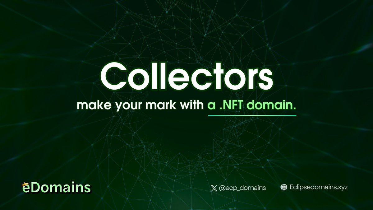 Secure your .ES or .NFT domain today! Register now at eclipsedomains.xyz/register