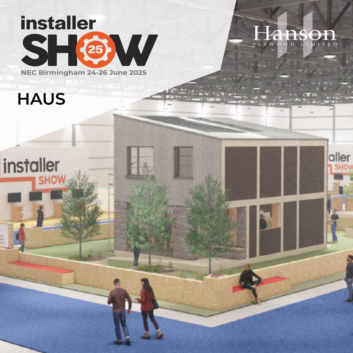 We are proud to be sponsors of The HAUS at the @InstallerSHOW.
Visit us on Stand 4I37, and we’ll be happy to discuss how our products contribute to sustainable construction.