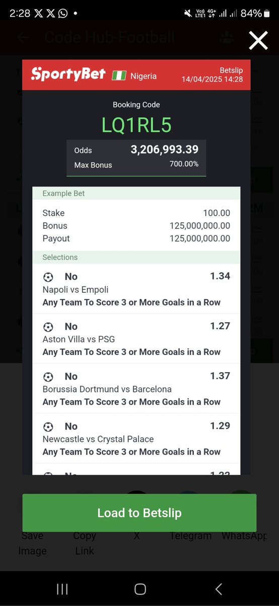 feranmi_flash1's tweet photo. 3.2m odds🍀🔥 audacious odd https://t.co/Uk5jsD9iXD