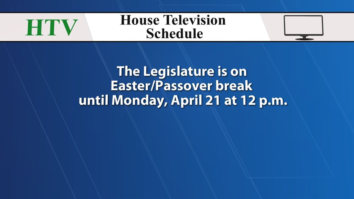 The #mnhouse is on Easter/Passover break this week; no meetings are scheduled.

Legislative business is scheduled to resume 12 p.m., Monday, April 21. 

🗓️ leg.mn.gov/cal?type=week

#mnleg