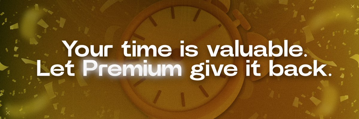 Bags are down. But one thing I’m not losing? ⏳Time.

Manual farming? Dead.
Daily claims? Automated.
XP? Stacking non-stop.

Your time is valuable. Let Premium give it back.