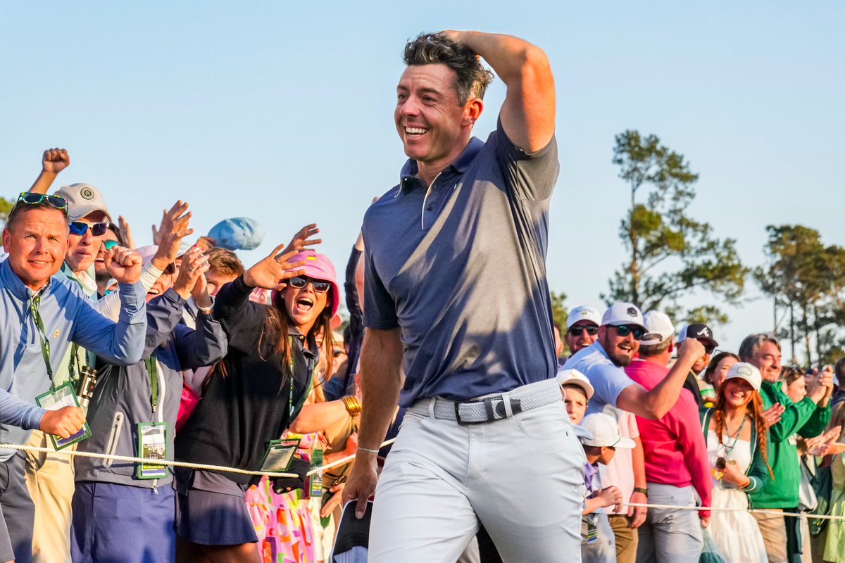 _graceephotos's tweet image. Rory McIlroy walks off the no. 18 green after winning a playoff during the final round of the Masters Tournament on Sunday, April 13, 2025, at Augusta National Golf Club. 📸 for Imagn Images