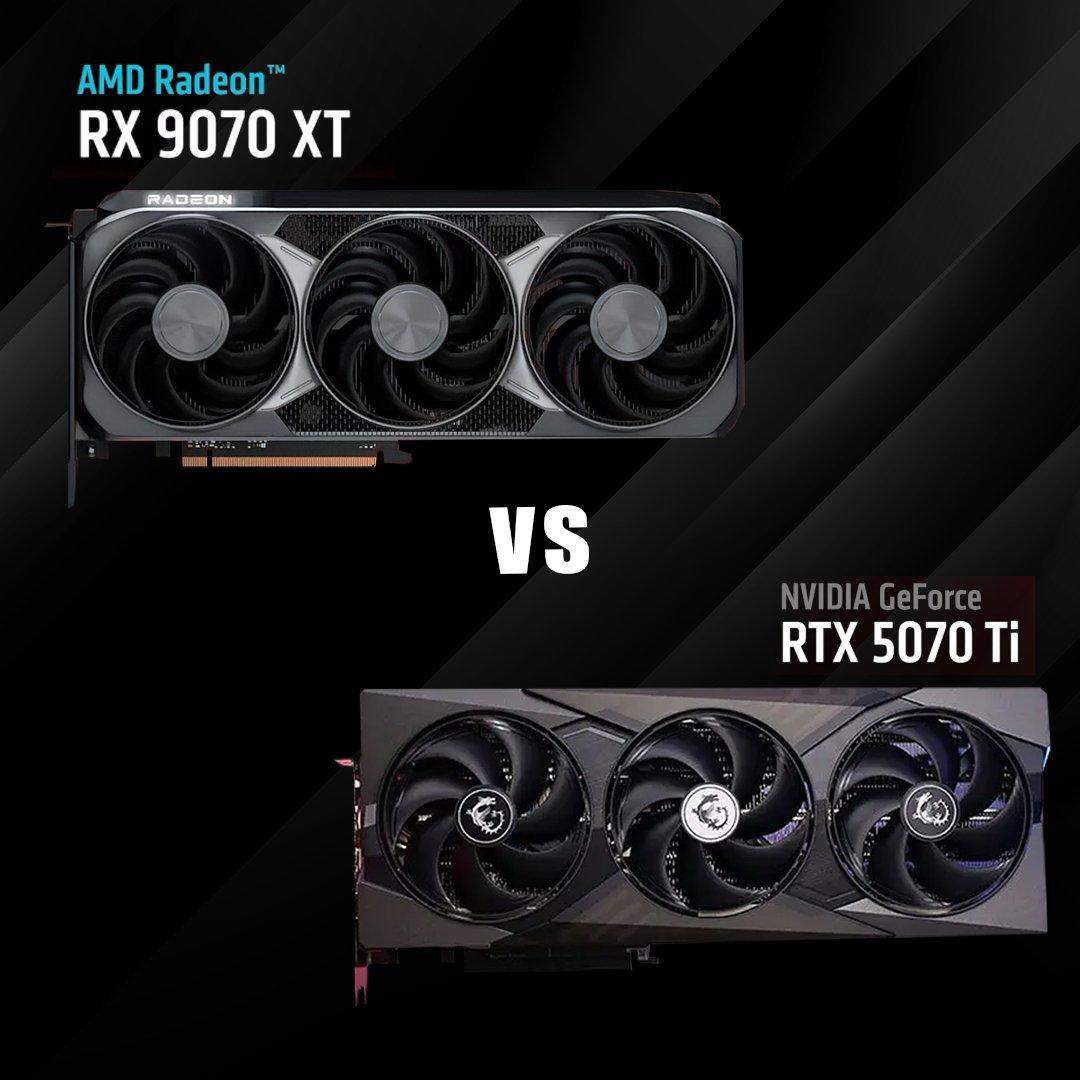 dateks's tweet image. 🎮 RX 9070 XT vs RTX 5070 Ti – Kuru videokarti izvēlēties 4K spēlēm?

 📊 Testi Cyberpunk 2077 &amp;amp; Alan Wake 2
 💸 Cena, veiktspēja un tehnoloģijas salīdzinājumā
 👉 Uzzini, kura karte būs piemērotāka tev!

blog.dateks.lv/2025/04/11/amd…

#GPU #GamingSetup #4KGaming #TechShowdown