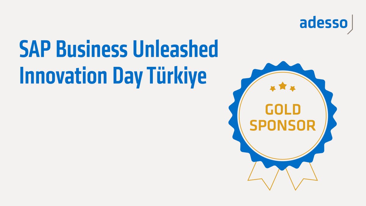 SAP Business Unleashed Innovation Day Türkiye etkinliğinde Gold Sponsor olarak yerimizi aldık!

SAP dönüşüm yolculuğunuzda sektörel ihtiyaçlara yönelik çözümlerimizi paylaşmak ve olası iş birliği fırsatlarını görüşmek üzere standımıza bekliyoruz.