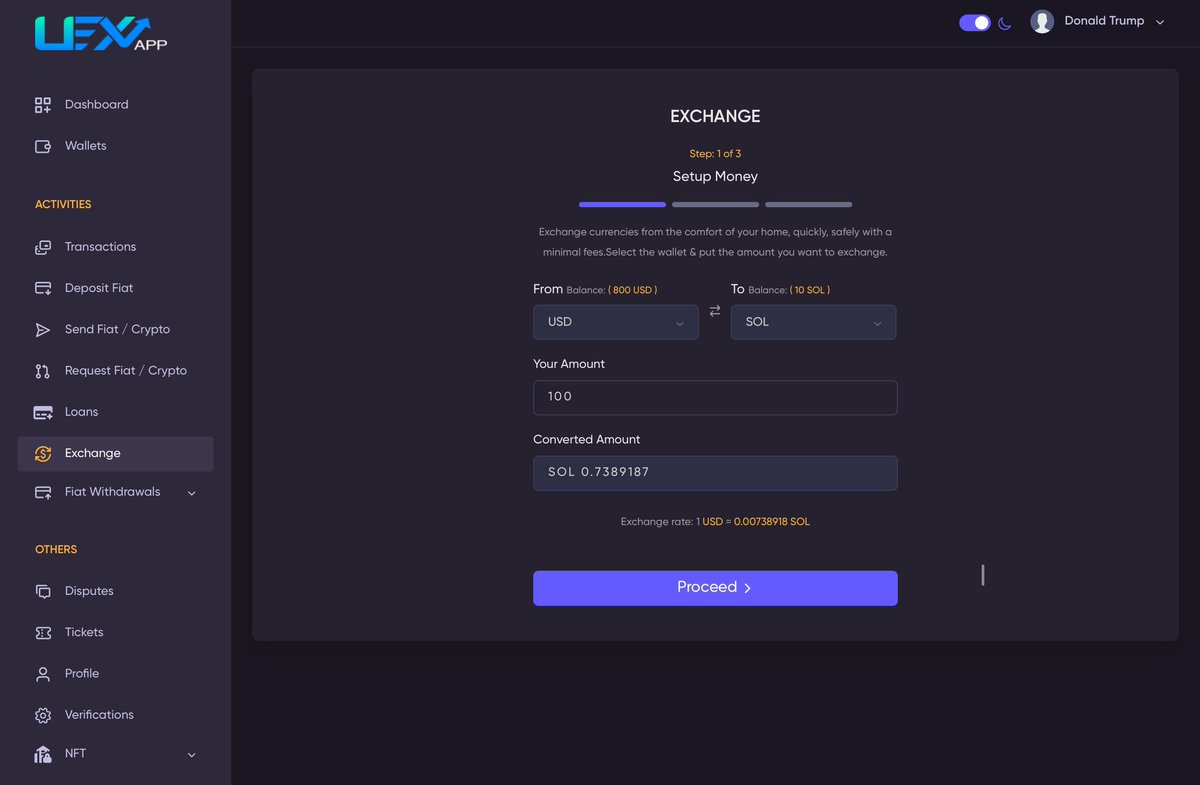 Trading on the UEXApp Platform takes just a few seconds!

1️⃣ Register at uexapp.com

2️⃣ Deposit fiat via bank transfer or Zelle

3️⃣ Buy, sell, and trade crypto and fiat smoothly and seamlessly!