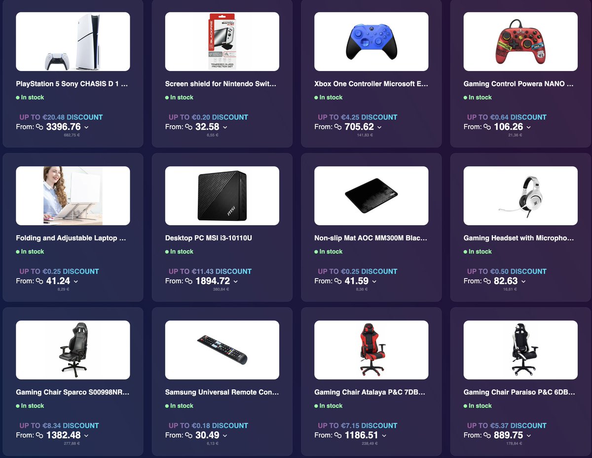 🎮 Ready to build your ultimate gaming setup?

From PS5 to gaming chairs, headsets &amp; accessories #DecentraShop has everything you need to level up your battlestation 🚀

All available &amp; payable in crypto 💸 ( ETH &amp; MATIC )
#GamingLife #DecentraShop