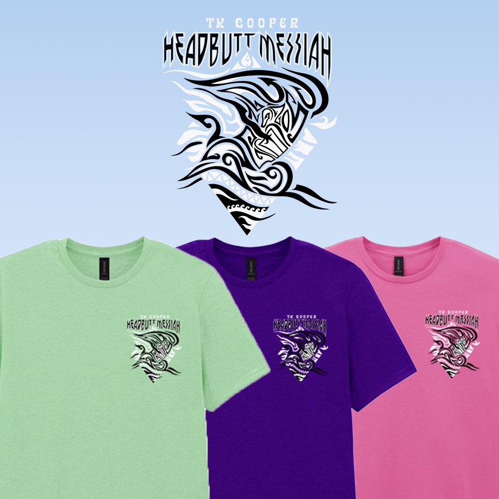 PureTKC's tweet image. So I've absolved Mambo of the burden of selling merch to try raise the chunk of change I need for all this visa BS i'm still working through, so I had this new fun shirt made by @drgoresg.
obvz 🌞🤖 tie-dye option too.
small to 5XL avail to pre-order.
puretkc.bigcartel.com/product/headbu…