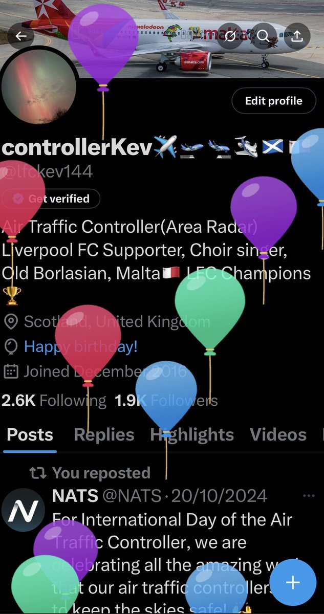 Thanks <a href="/X/">X</a> for this year’s balloons🤔just in case I’d forgotten I’m another year older 😲😂