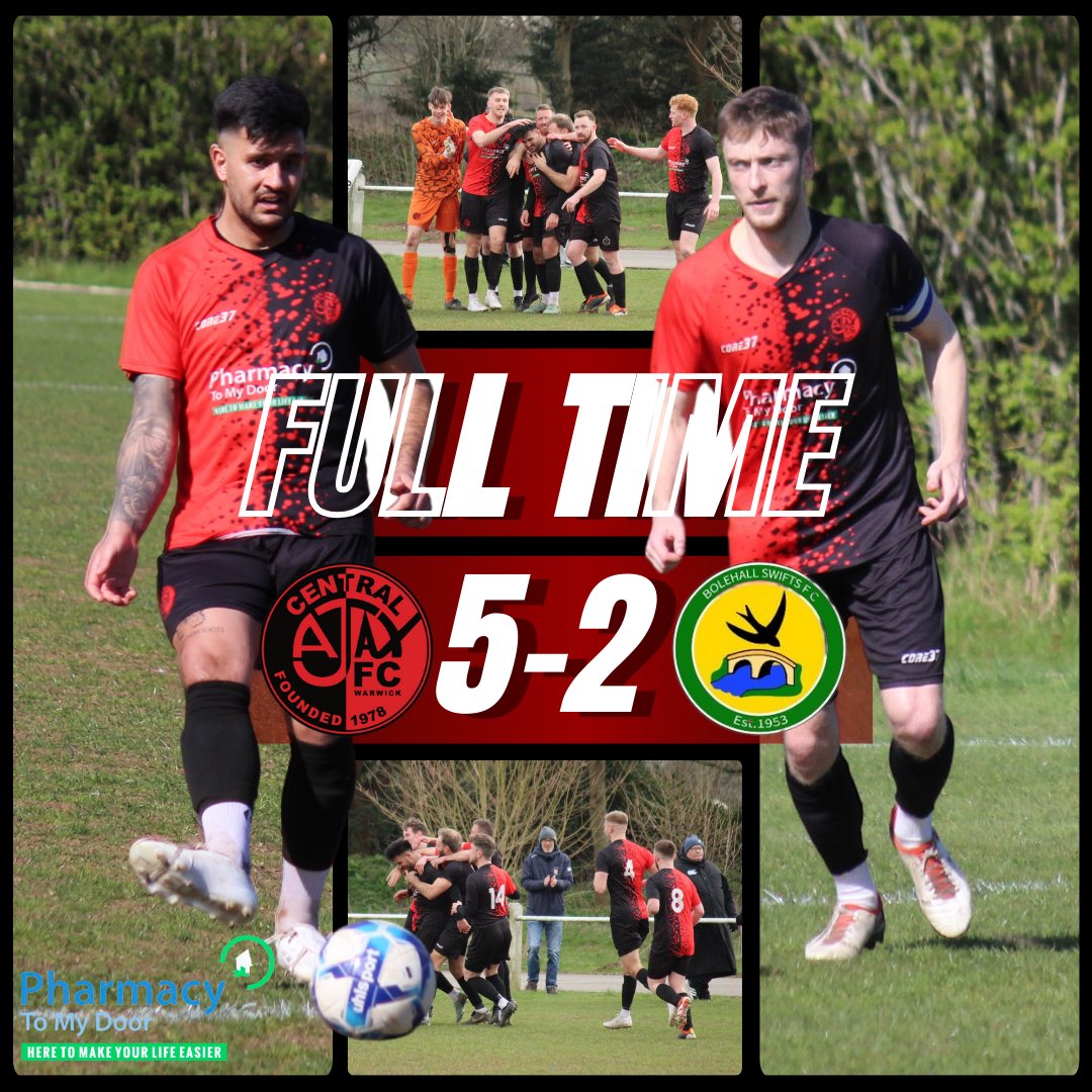 We climb another spot in the league table after a convincing 5-2 win against Bolehall Swifts ❤️🖤

Goals from <a href="/JaredRandall9/">Jared Randall</a>, <a href="/TomoDyke91/">Tom Dyke</a>, Harry Lloyd, Steve Ruck and Shaye Eden secured the win after trailing 2-1 at Half Time!