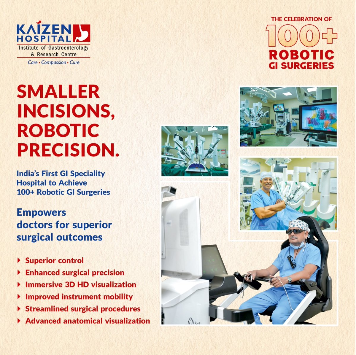 KaizenHospital's tweet photo. ✨मा. मुख्यमंत्री श्री ने डॉ. संजीव हरिभक्तिजी और अन्य अग्रणियों के साथ अत्याधुनिक मेडिकल टेक्नोलॉजी पर चर्चा की !

✨100+ से अधिक रोबोटिक GI सर्जरी सफलतापूर्वक पूर्ण करने वाली भारत की पहली हॉस्पिटल बनने पर काइज़ेन हॉस्पिटल की पूरी टीम को मुख्यमंत्री श्री ने हार्दिक बधाई दी। https://t.co/Bt547iPlPt