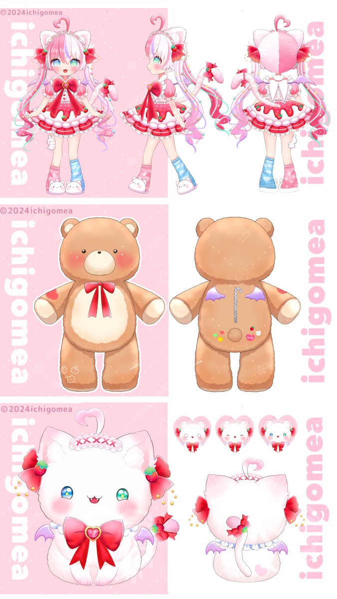 ichigomeaVT's tweet photo. #広がれ個人VTuberの輪
#Vtuber推し探しにどうぞ

🍓ふわもちねこの悪魔
🍓なんでもつくるクリエイター
🍓魔法で人型にも🪄︎︎◝✩
🍓滑舌よわいけどがんばって喋ってる
🐾うごく肉球

からだ弱いのでまったり活動だけど
ﾏｲﾍﾟｰｽにがんばりちゅ🐈🍓🍭

🍰LINKとタグまとめはリプ欄に▷ https://t.co/TvaoYl7lwp