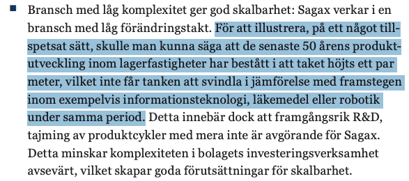 David Mindus om produktutvecklingen inom lagerfastigheter de senaste 50 åren: "Taket har höjts ett par meter". #Sagax $SAGAB