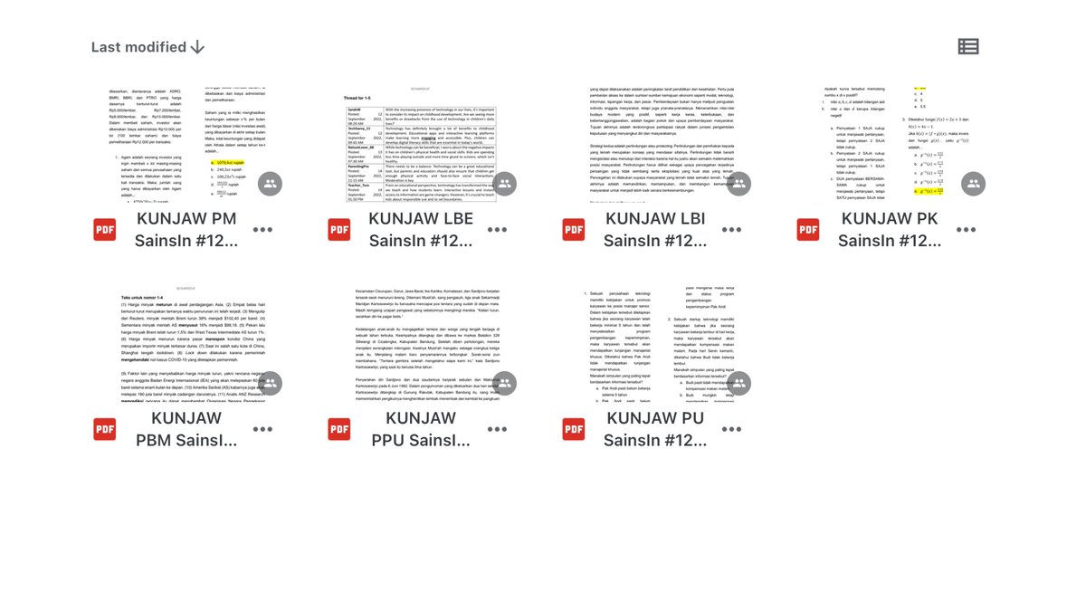 ★ ⁠rt to spread ★⁠
PDF TO SainsIn #12 2025
ALL 7 Subtests (PU, PPU, PBM, PK, LBI, LBE, PM) 
---
> SOAL Only
> SOAL + KJ
(no pembahasan)
---
drive.google.com/drive/folders/…