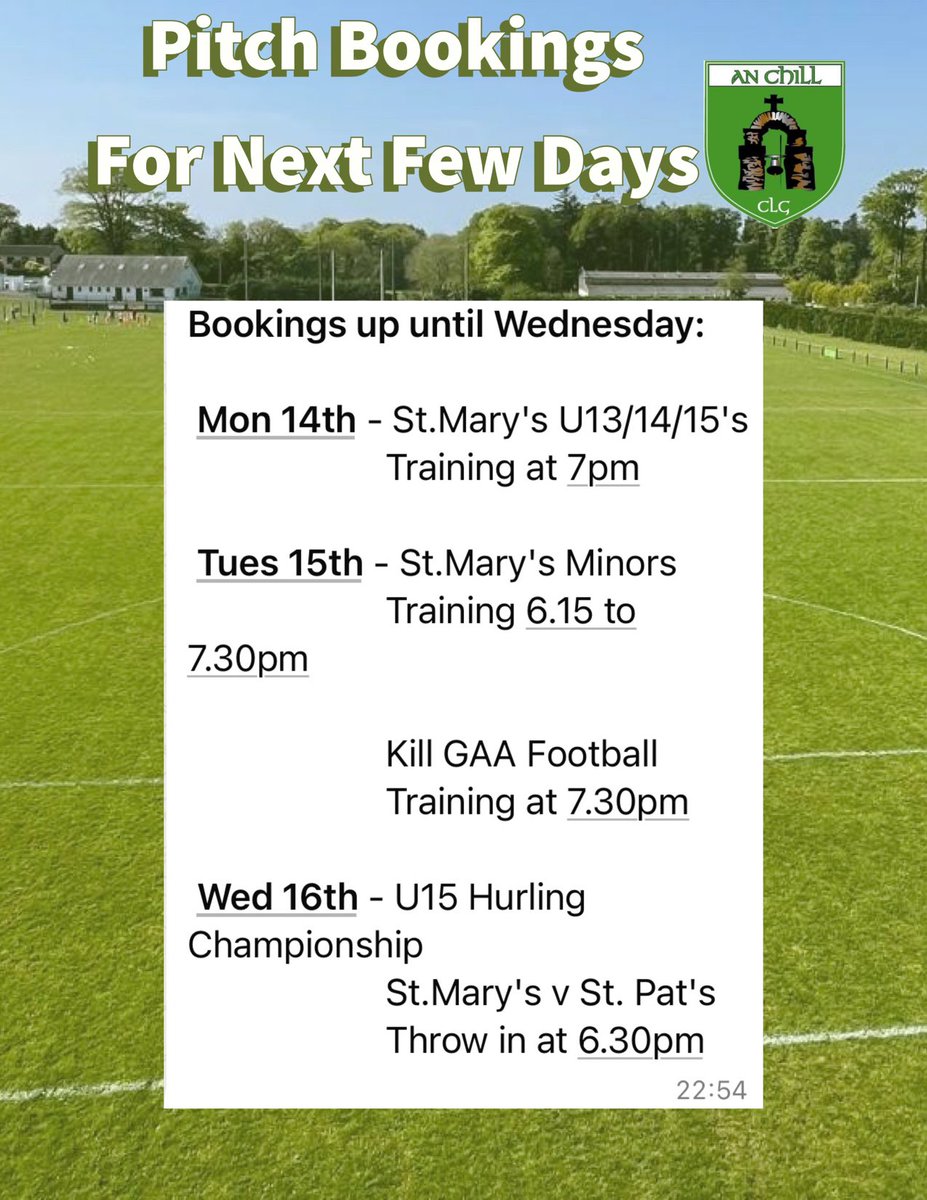 KILL GAA Club Waterford 2024 (@kill2024) on Twitter photo 