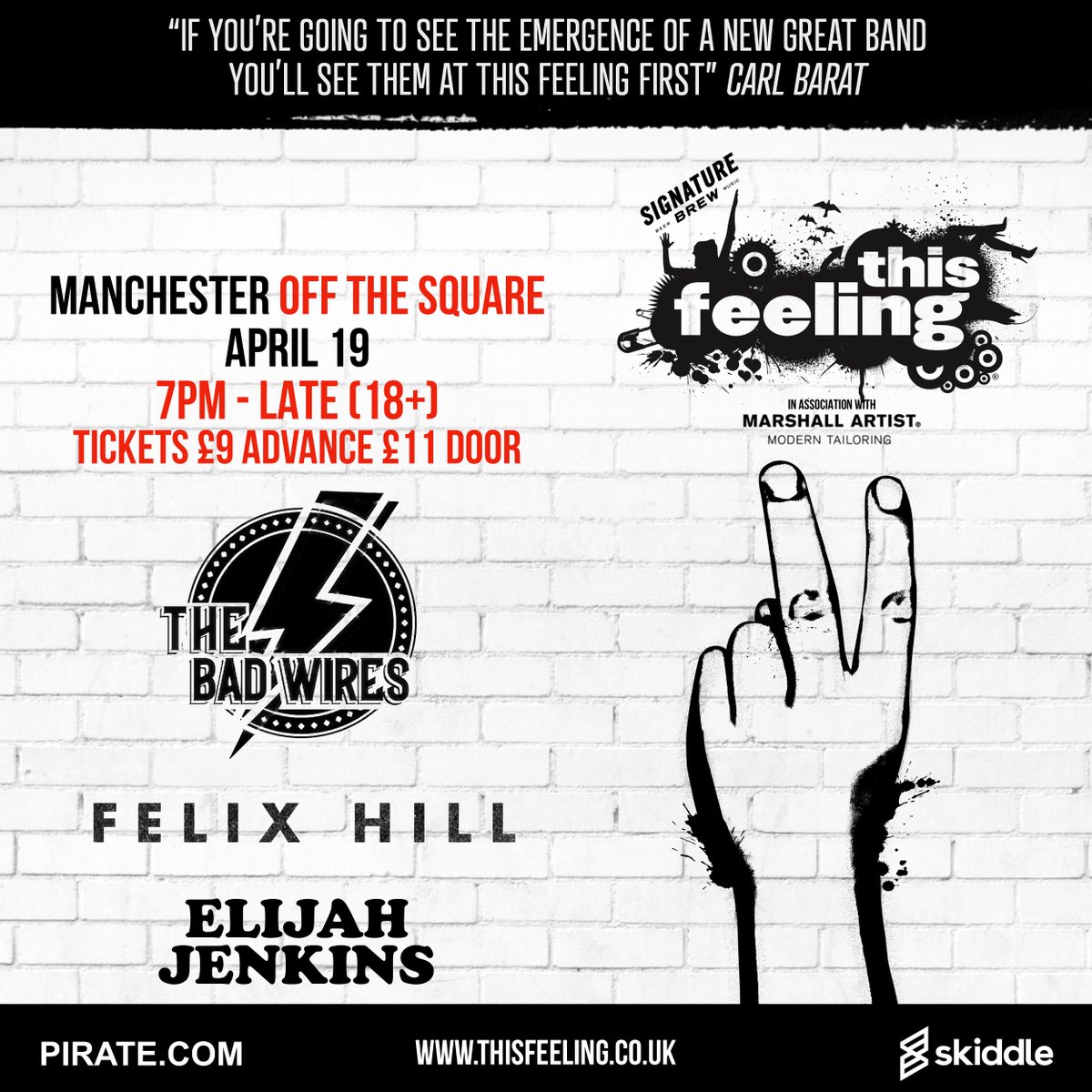 This Feeling (@this_feeling) on Twitter photo Coming up this week : Saturday šø Manchester Off The Square w/ The Bad Wires, <a href="/felixhillmusic/">Felix Hill</a> & Elijah Jenkins
š skiddle.com/e/40870466
š¶open.spotify.com/playlist/4ZNgT⦠Coming up this week : Saturday šø Manchester Off The Square w/ The Bad Wires, <a href="/felixhillmusic/">Felix Hill</a> & Elijah Jenkins
š skiddle.com/e/40870466
š¶open.spotify.com/playlist/4ZNgTā¦