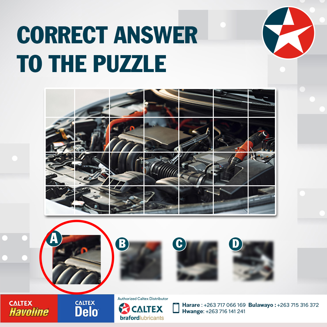 caltexbraford's tweet image. Puzzle solved! Here's the right answer. #caltexlubricants