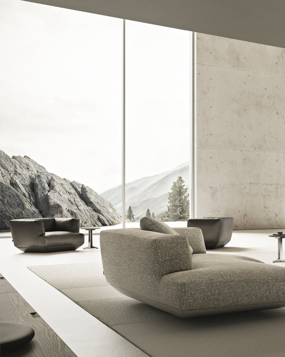 Flexform_ITA's tweet image. Versatile and transformative, the Loungescape sofa by Antonio Citterio shapes new perspectives in comfort and restrained elegance, becoming the focal point of the home’s living space. #Flexform #2025Collection #Loungescape #sectional #sofa #design #AntonioCitterio #madeinitaly…