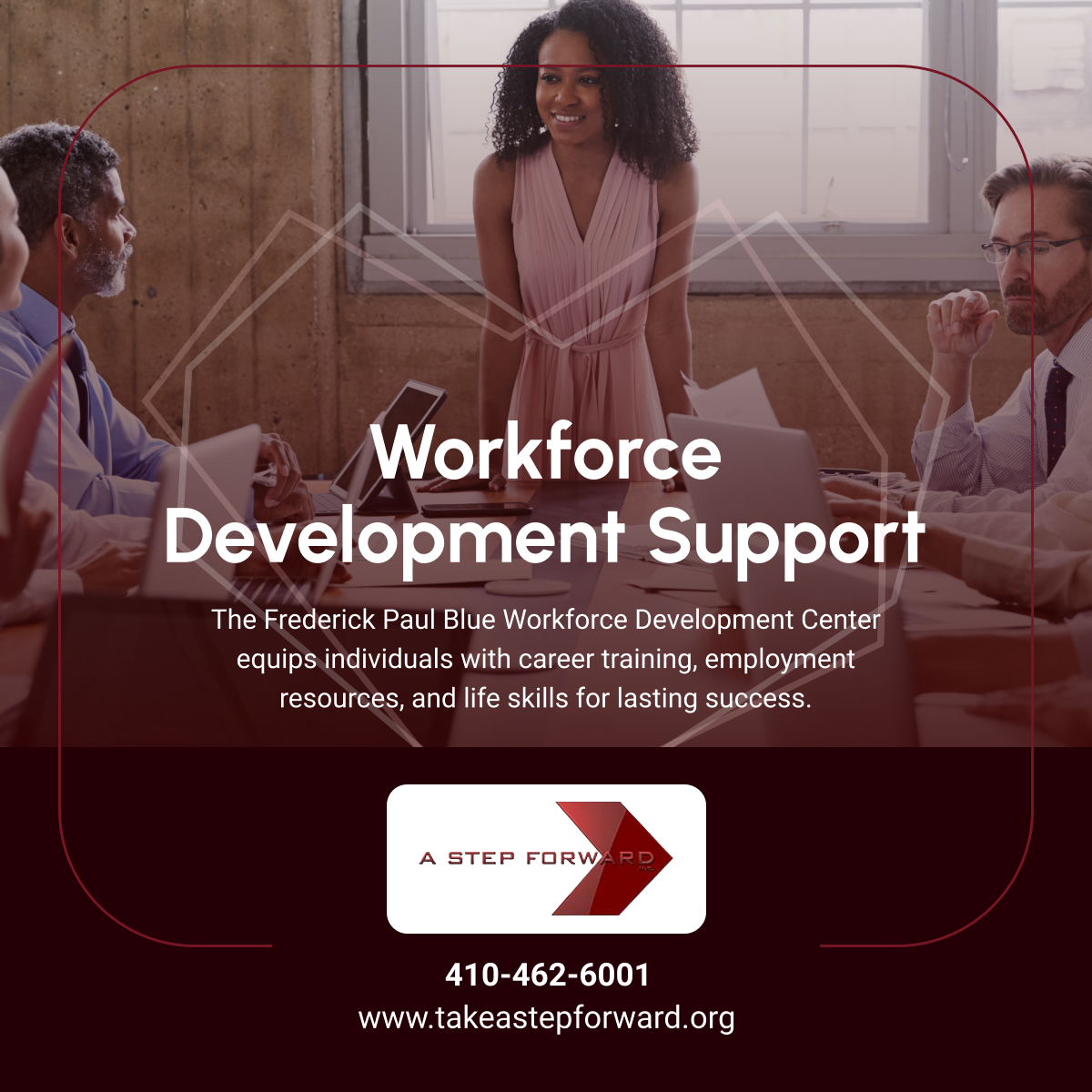 astepforwardi's tweet photo. Career success starts here! Our Workforce Development Center provides training and resources to build a brighter future.

#BaltimoreMD #NonProfitOrganization #CareerSuccess https://t.co/zsYFyNlVqD