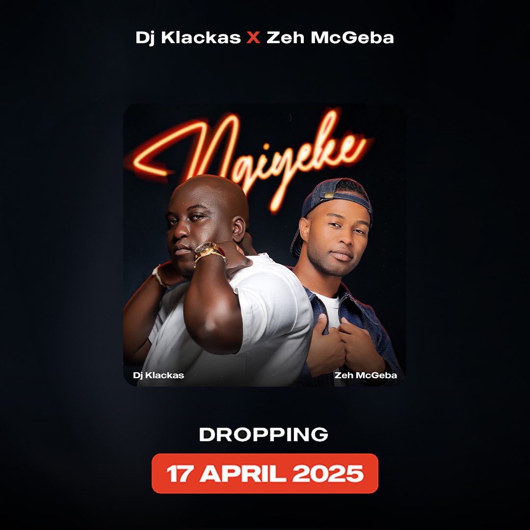 DJKlackas's tweet photo. New week with new opportunities! NGIYEKE is set to be unleashed on 17 April 2025 at midnight!  #NGIYEKE #KunaleFeelingYokuhlukanisaUnyaka #AmaFireWorksKomeleSibathengeStraight #NgiyekeToTheWorld https://t.co/uD9khG3byI