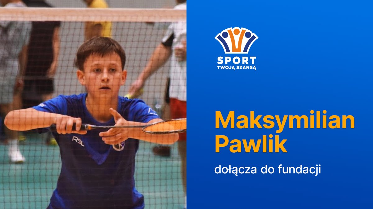 Do grona podopiecznych dołącza Maksymilian Pawlik 🏸Maks ma  14 lat, a z badmintonem jest związany od 8 roku życia. Klub BKB SET Mazańcowice reprezentował na swoich pierwszych zawodach w 2022 roku i od tego czasu wziął udział w ponad 40 turniejach. 

bit.ly/4iiuubL