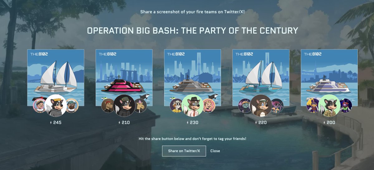 I've just joined mission "Operation Big Bash: The Party of the Century" on <a href="/the8102game/">The 8102</a>! play.the8102.com