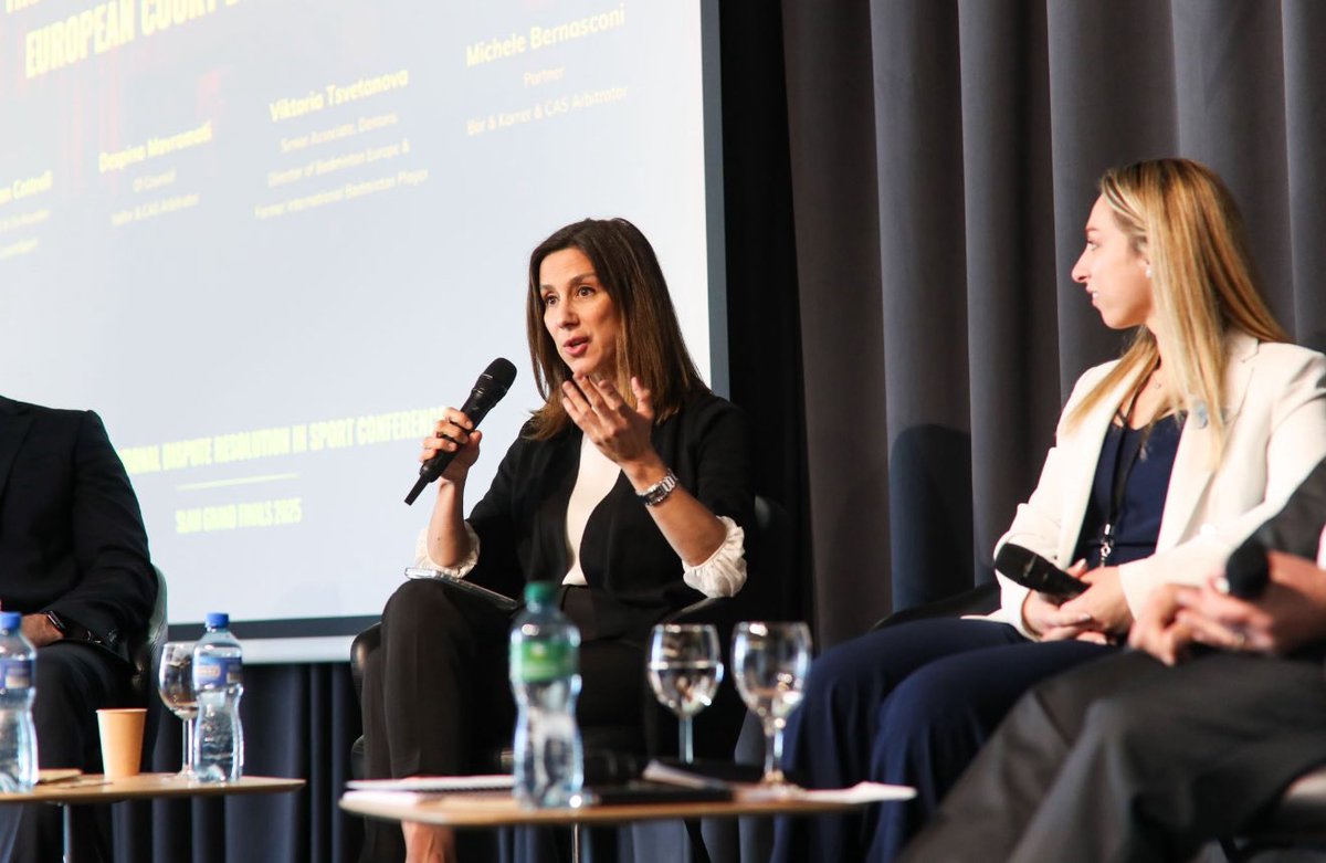 Grateful to <a href="/LawInSport/">LawInSport</a> for inviting me to speak on recent developments in sports law and EU law, and to serve as a judge in the grand final of the Sports Law Arbitration Moot competition last Friday in sunny Lausanne.

#sportslaw #arbitration #SLAM