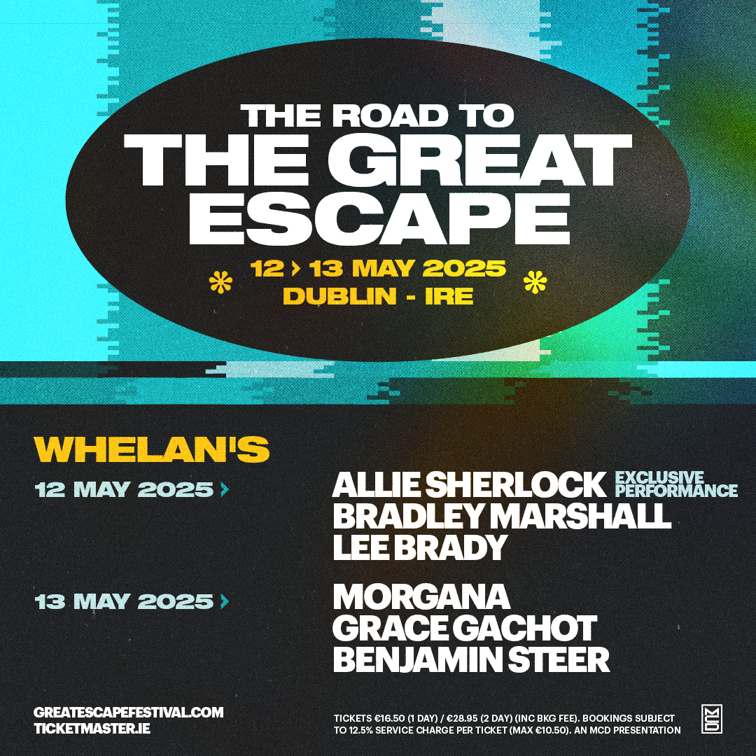 🇮🇪 WHELANS LINEUP - TUESDAY MAY 13TH

The festival of new music is back in the heart of Dublin #TRTTGE25 

🎙️ LINEUP:
♡ Grace Gachot
♡ Benjamin Steer
♡ Morgana

🎟️ Tickets available now !
bit.ly/TRTTGE-25-TM