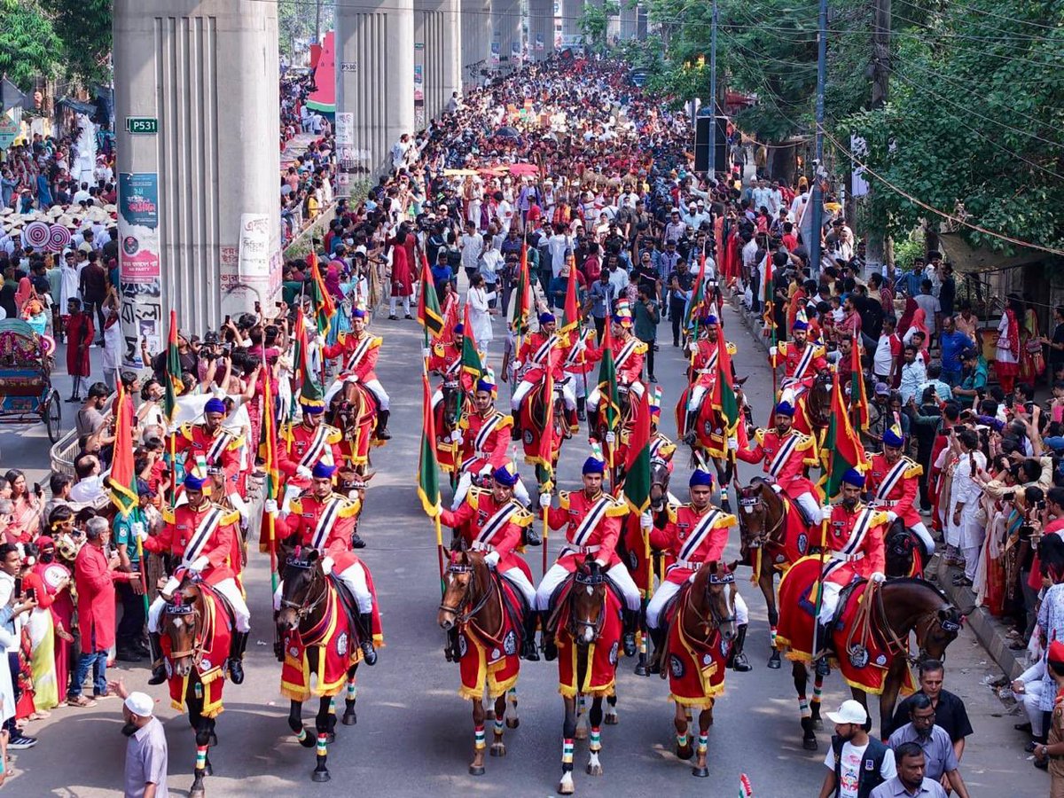 ChiefAdviserGoB's tweet photo. Pahela Boishak Celebration 1432. 

Photos: Ministry of Cultural Affairs https://t.co/CaoVqFsaVt