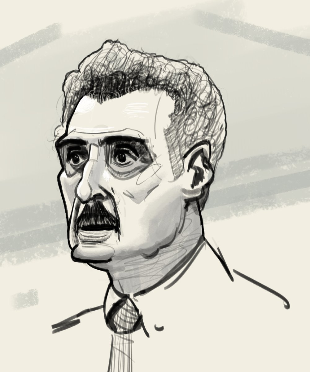 Today's sketch is another from Severance
#caricature