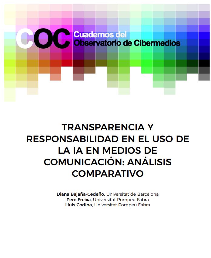 CUVICOM | Research project 📑 (@cuvicom) on Twitter photo 📣Nueva publicación #CUVICOM
«Transparencia y responsabilidad en el uso de
la IA en medios de comunicación: análisis
comparativo» de <a href="/DianaKatherinBC/">Diana Bajaña Cedeño</a>, Pere Freixa y Lluís Codina.
<a href="/comunicacioUPF/">Comunicació UPF</a>: doi.org/10.31009/coc.0… 📣Nueva publicación #CUVICOM
«Transparencia y responsabilidad en el uso de
la IA en medios de comunicación: análisis
comparativo» de <a href="/DianaKatherinBC/">Diana Bajaña Cedeño</a>, Pere Freixa y Lluís Codina.
<a href="/comunicacioUPF/">Comunicació UPF</a>: doi.org/10.31009/coc.0…