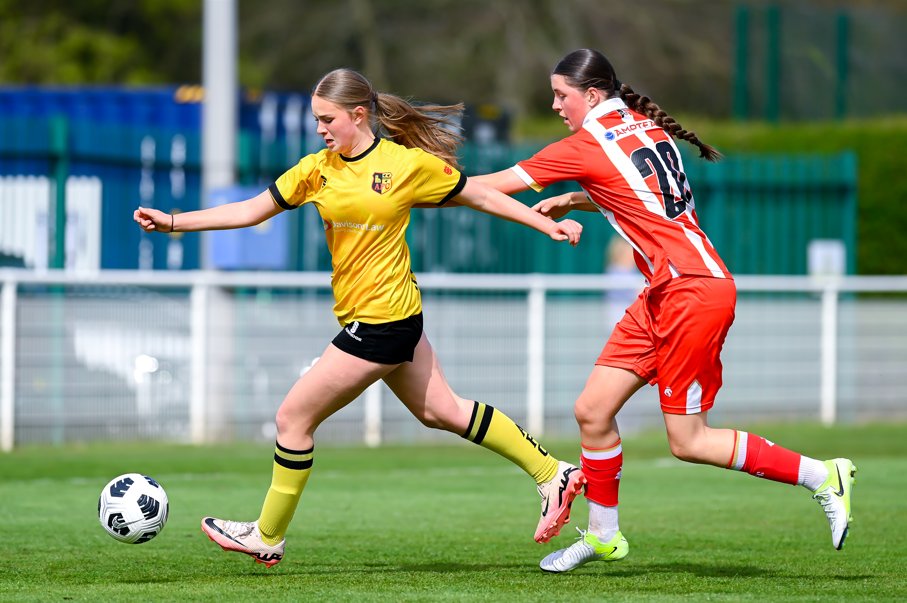 BirminghamFA's tweet photo. Saturday saw the first of our County Cup finals at BCFA HQ, with Stourbridge FC U16 Girls facing Alvechurch Foundation U16 Girls⚽

Stourbridge were crowned 2024/25 Girls County Cup Champions after a strong 4–0 win🏆

Commiserations to Alvechurch U16 Girls who played brilliantly 👏

Thank you to the match officials, everyone associated with both clubs, and all who attended! You can view all of the photos here ➡️ https://t.co/s19t4cCXjk

📷 @focussports98