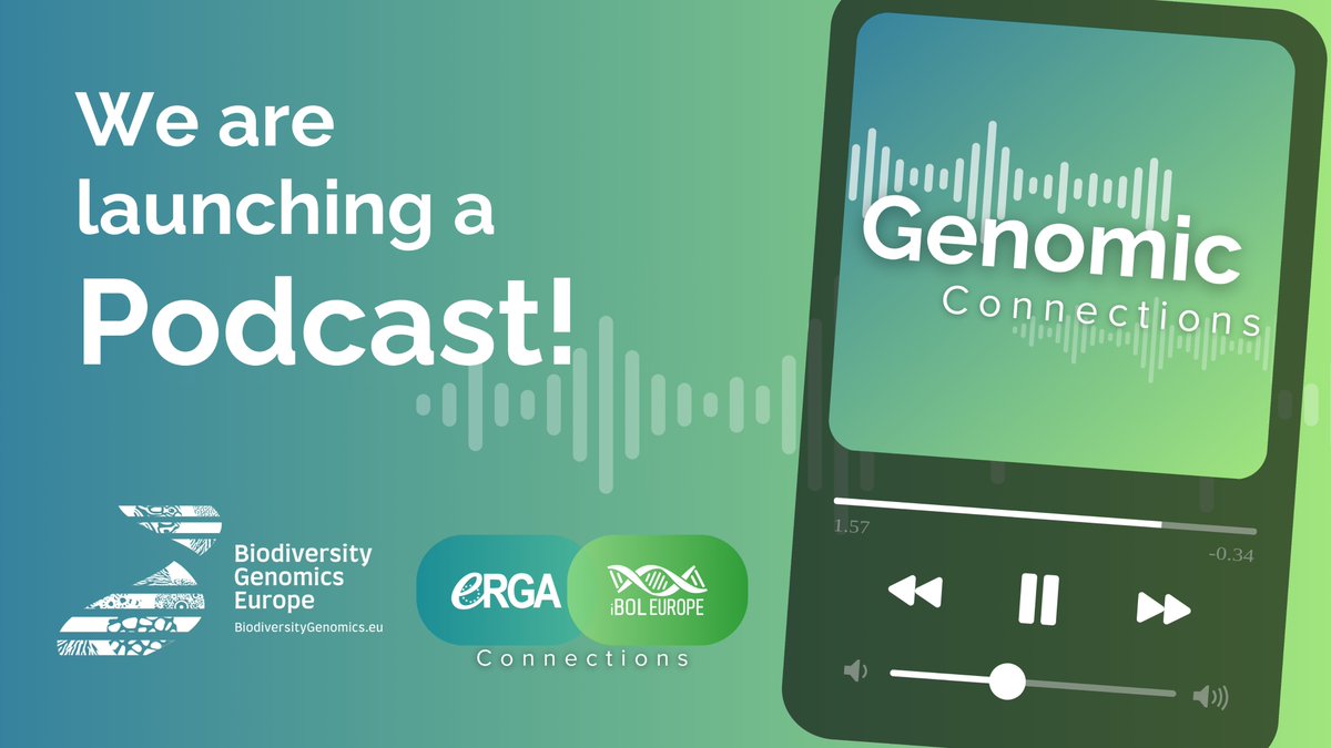 Biodiversity Genomics Europe (BGE) (@biogeneurope) on Twitter photo Big news!💥
We’re launching '#GenomicConnections' — a #podcast about the science, stories, and people behind biodiversity genomics (<a href="/erga_biodiv/">European Reference Genome Atlas</a> <a href="/iBOLEurope/">iBOLEurope</a>)!🎙️
➡️Our trailer is live: open.spotify.com/episode/2n6tp2…
🔔Stay tuned for our 1st episode coming this April!
<a href="/REA_research/">European Research Executive Agency</a> Big news!💥
We’re launching '#GenomicConnections' — a #podcast about the science, stories, and people behind biodiversity genomics (<a href="/erga_biodiv/">European Reference Genome Atlas</a> <a href="/iBOLEurope/">iBOLEurope</a>)!🎙️
➡️Our trailer is live: open.spotify.com/episode/2n6tp2…
🔔Stay tuned for our 1st episode coming this April!
<a href="/REA_research/">European Research Executive Agency</a>