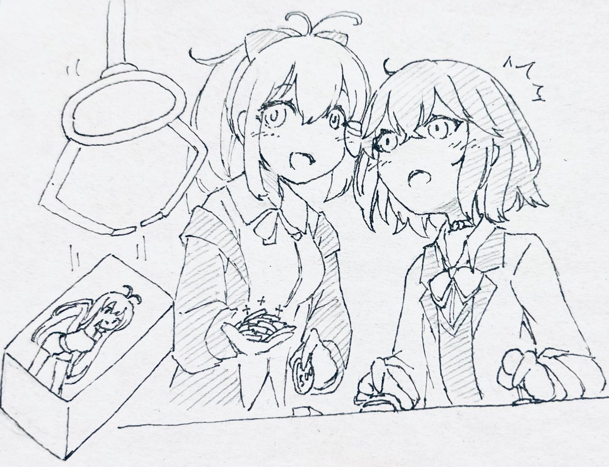 推しが取れない女vs推しに取らせる女
#宮舞モカ
#弦巻マキ
#ねこのらくがき 