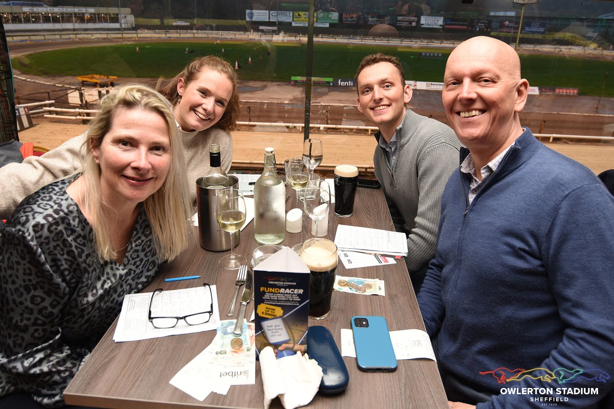 😊 Smiles All Round at Owlerton Stadium! 😄

Whether you're enjoying the races, a delicious meal, or making memories with loved ones, there's something for everyone here. 🏁🍽️

Come join the fun and leave with a smile! 😁

#SheffieldEvents #OwlertonStadium #GoodTimes