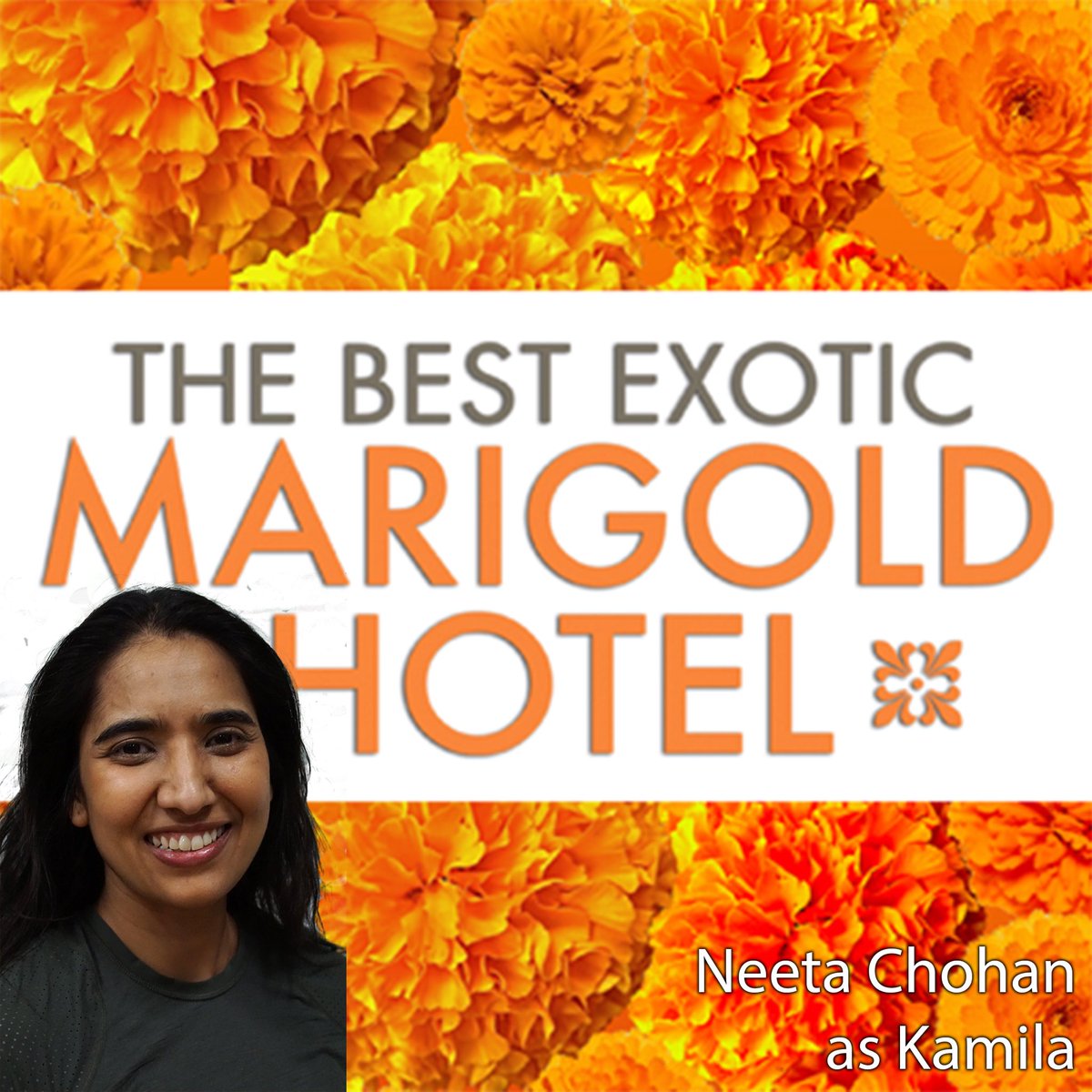 🌟  Today, we are 1 month away from our production of The Best Exotic Marigold Hotel  🌟 

As a treat, we thought you’d like to meet our cast.
A show that is not to be missed... so purchase your tickets today to avoid any disappointment!